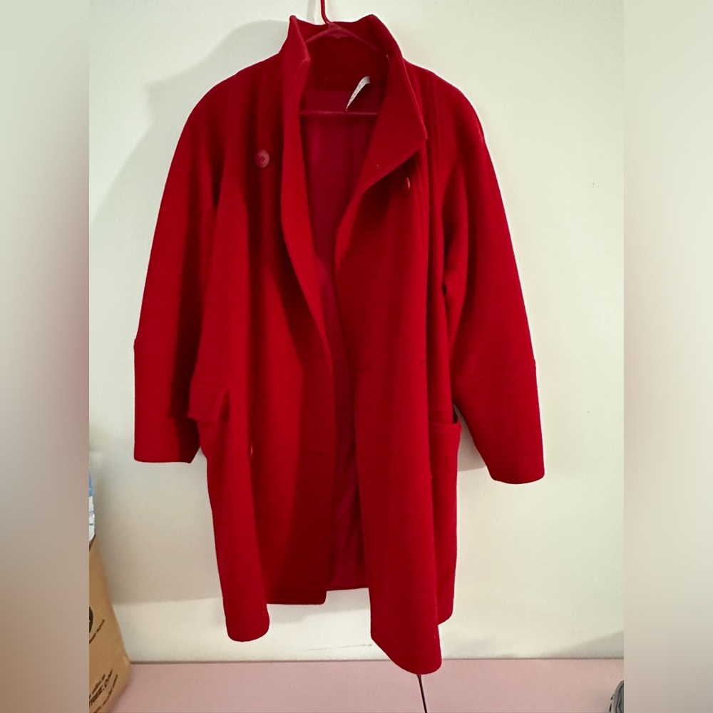 Women’s Red wool Coat
